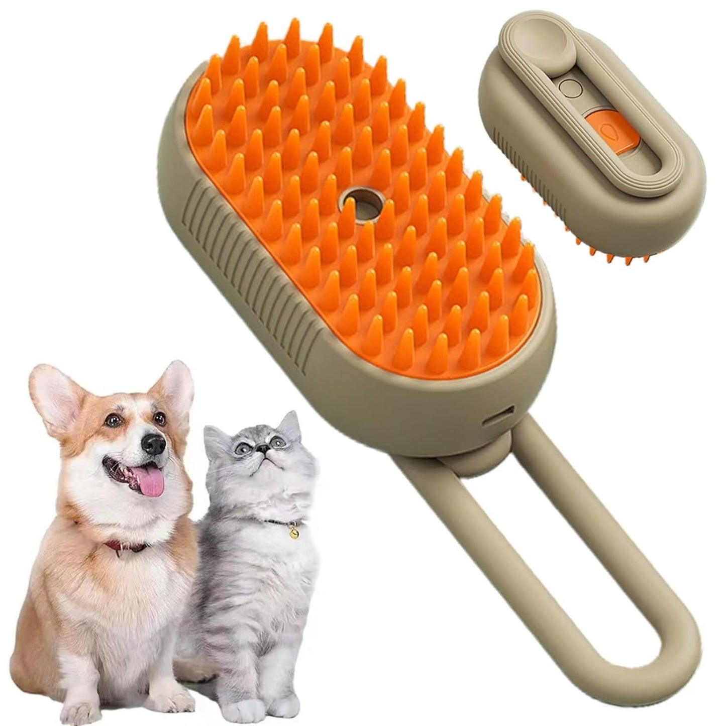 3-in-1 Steam Grooming Brush