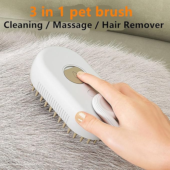 3-in-1 Steam Grooming Brush