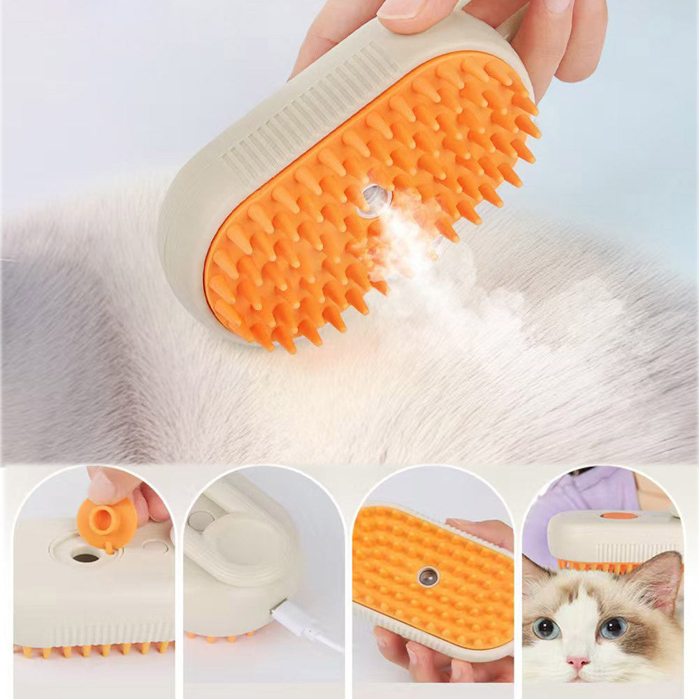 3-in-1 Steam Grooming Brush